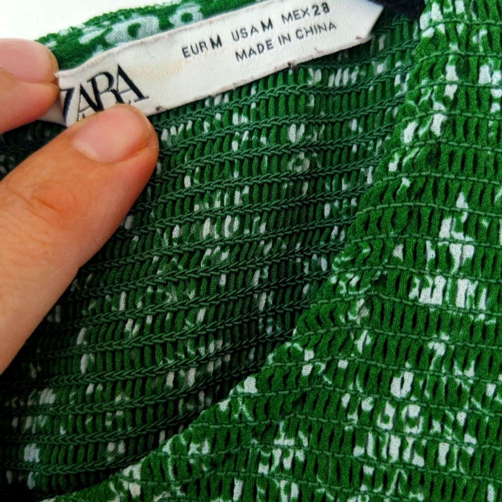 Zara Green dress
